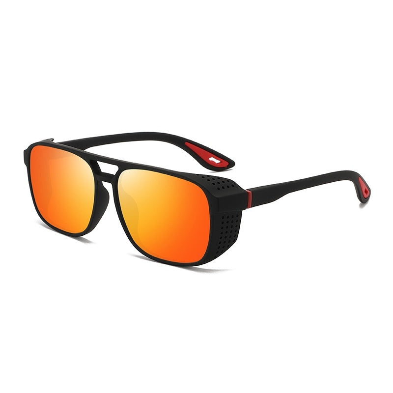 Outdoor Polarized Sunglasses With A Double-beam Side-cutout Design