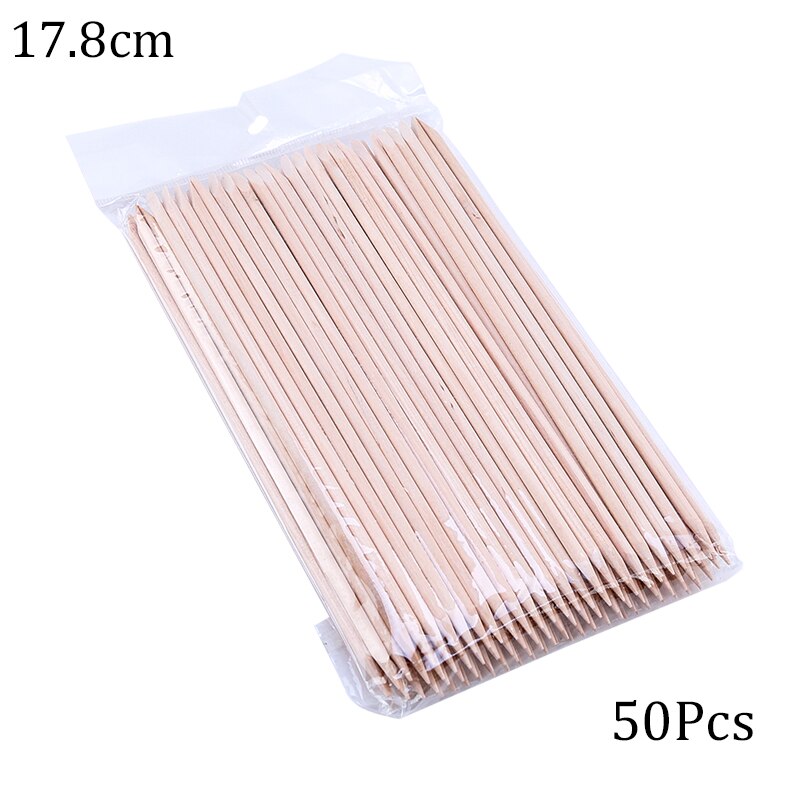 Wooden Nail Art Sticks 100 Pcs Set