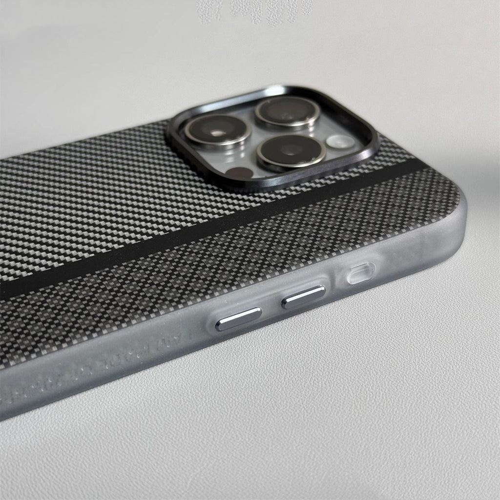 Mobile Phone Carbon Fiber Drop-resistant Protective Cover
