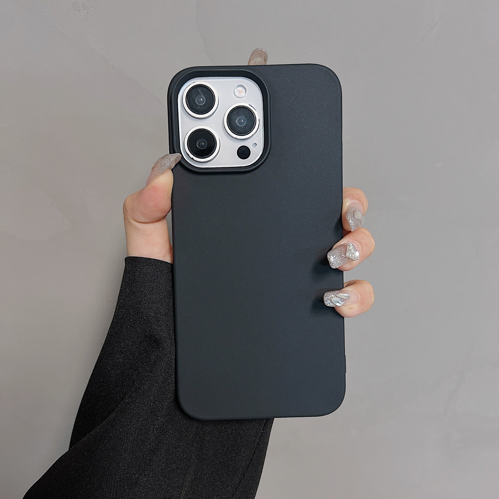 Solid Color Half Pack Skin Feeling Matte Cover Protective Case