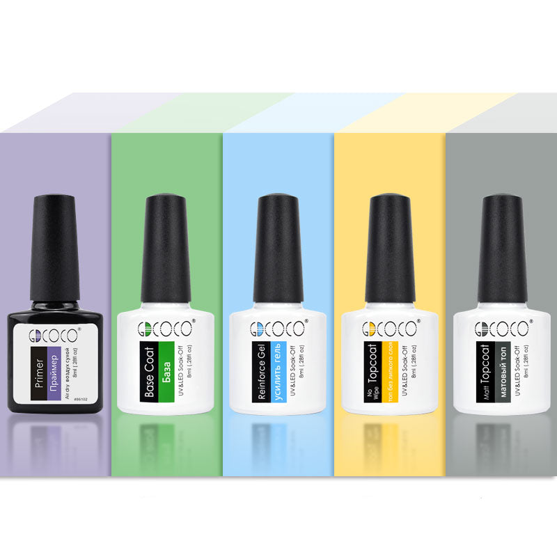 Shiny Solid Color Nail Gel