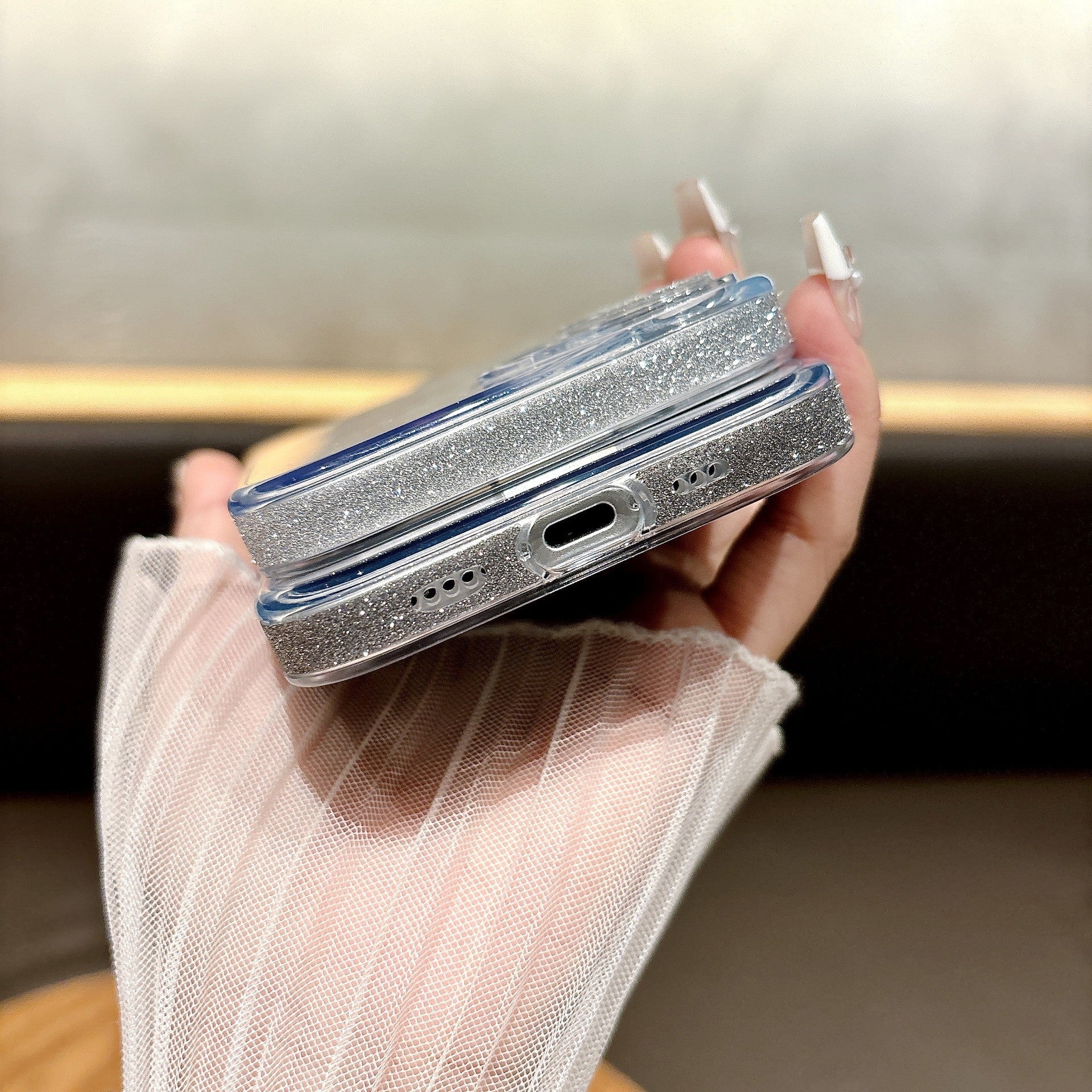 Phone Case Transparent Glass Protective Cover