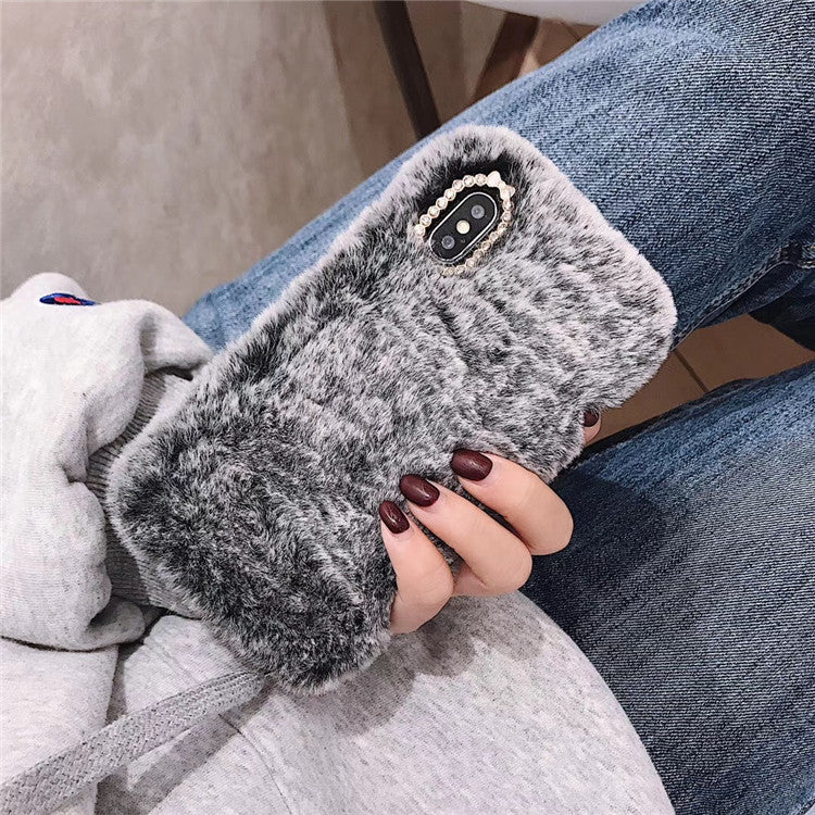 Rabbit Hair Protective Cover Mobile Phone Case