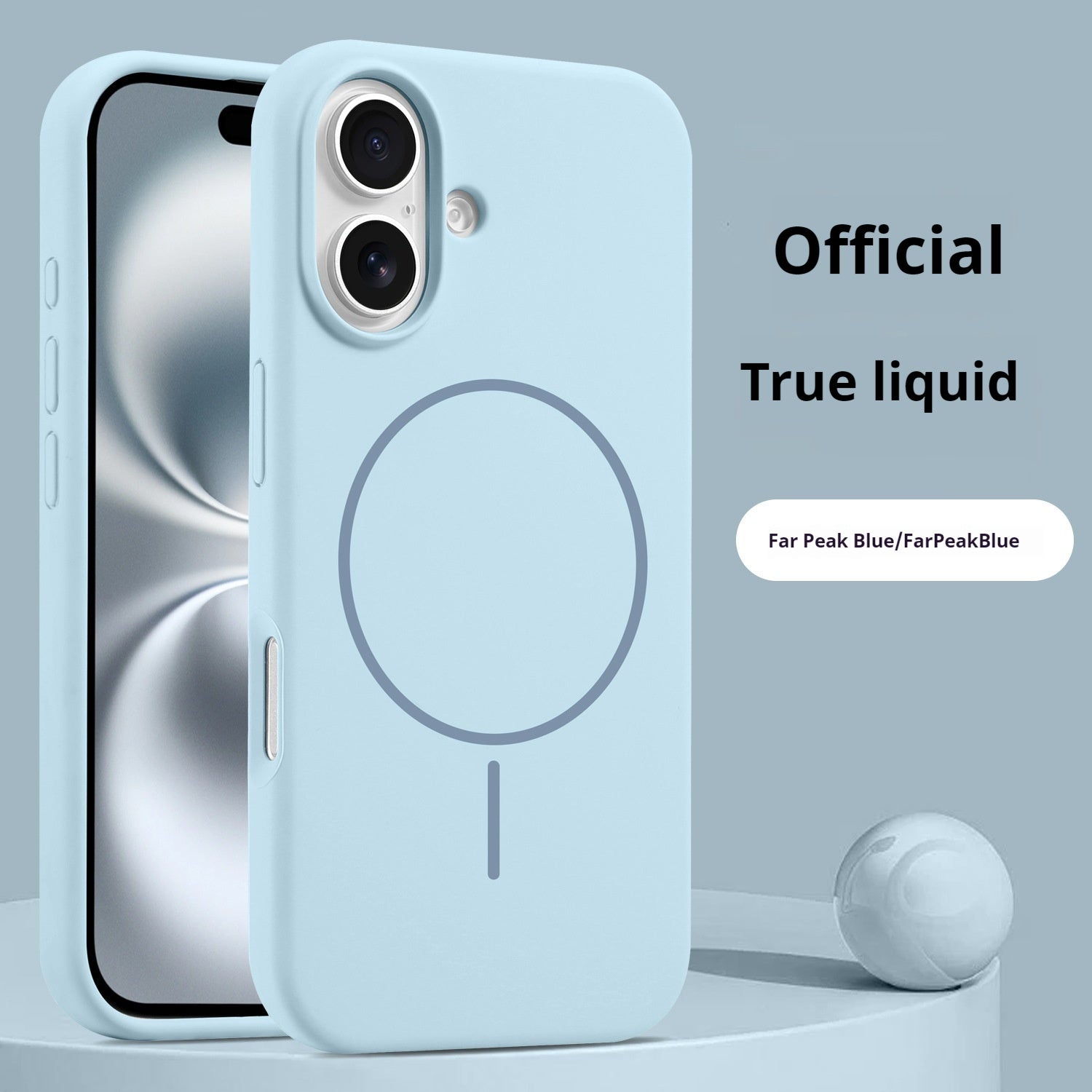 Phone Case Liquid Silicone Magnetic Skin Feeling Pure Color Protective Cover