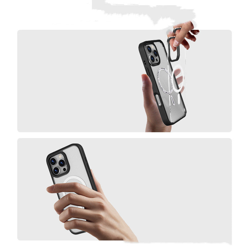 Any Suction Removable Back Cover Transparent Drop Protection