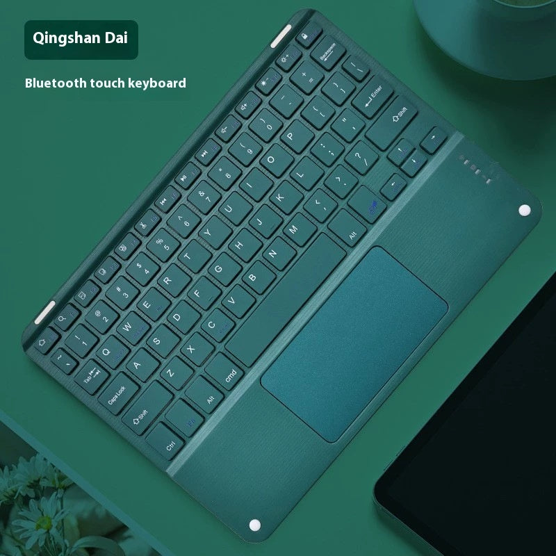 Bluetooth Keyboard With Touch For Mobile Phone Tablet Wireless Rechargeable
