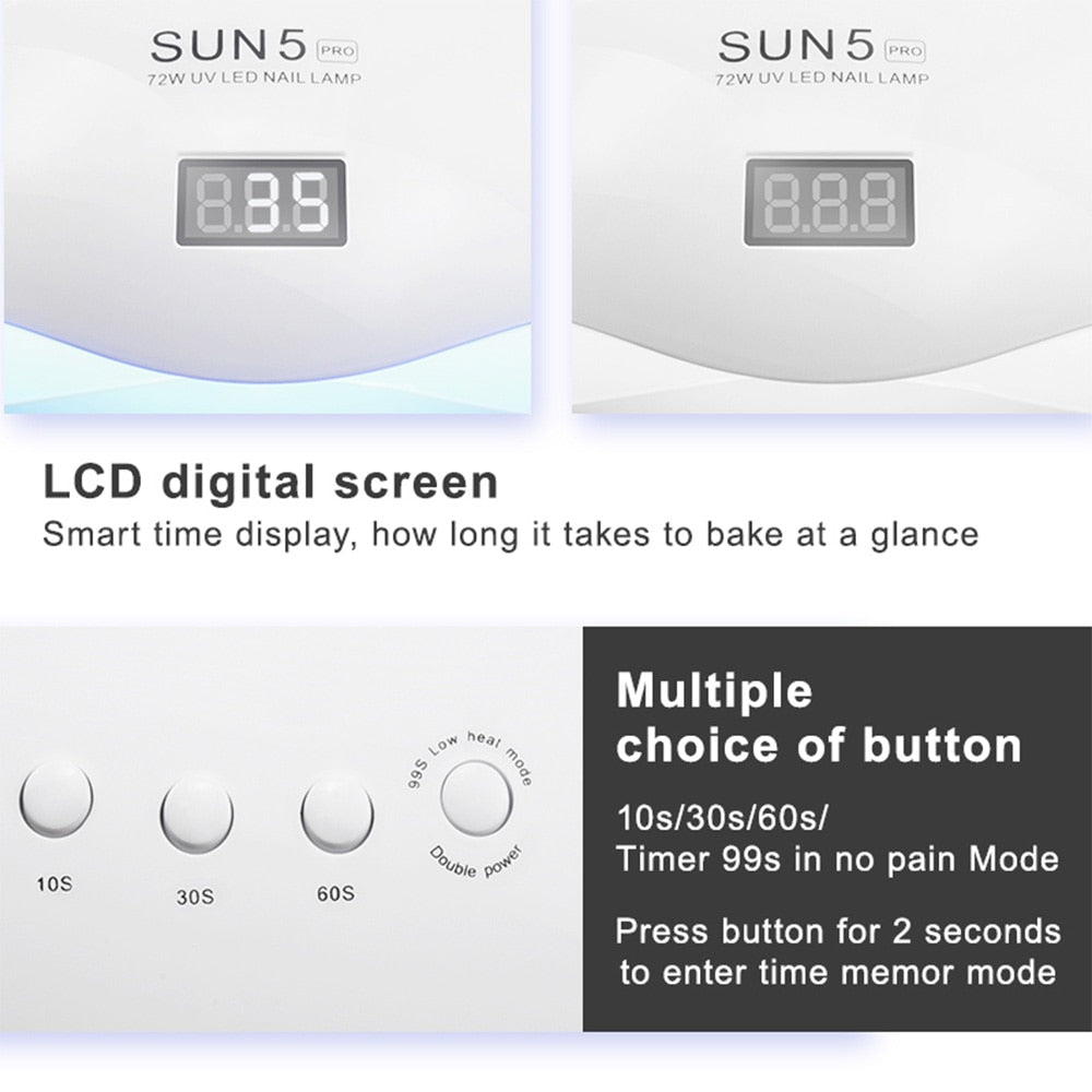 UV LED Nail Dryering Lamp