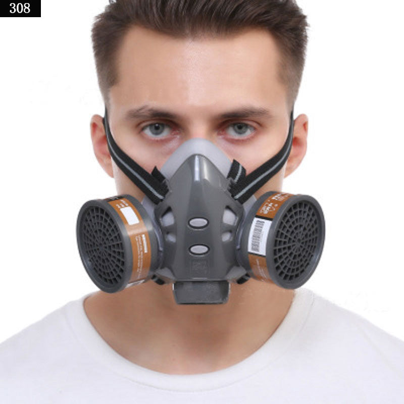 Anti Paint Odor KN95 Double Can Gas Mask