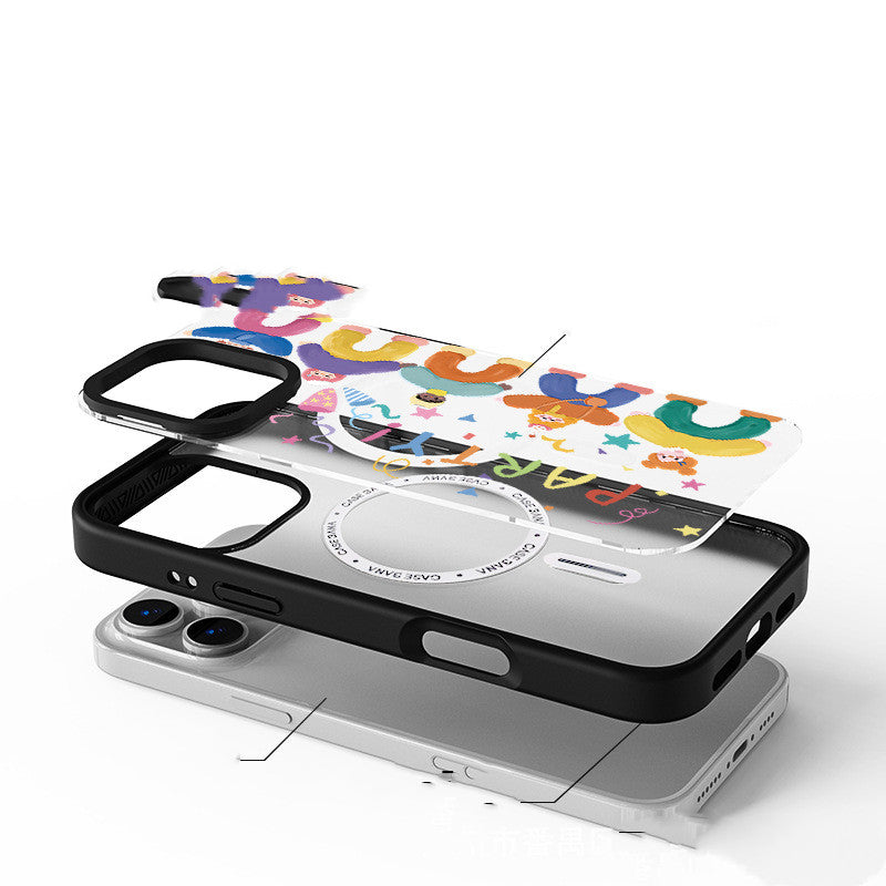 Any Suction Removable Back Cover Transparent Drop Protection