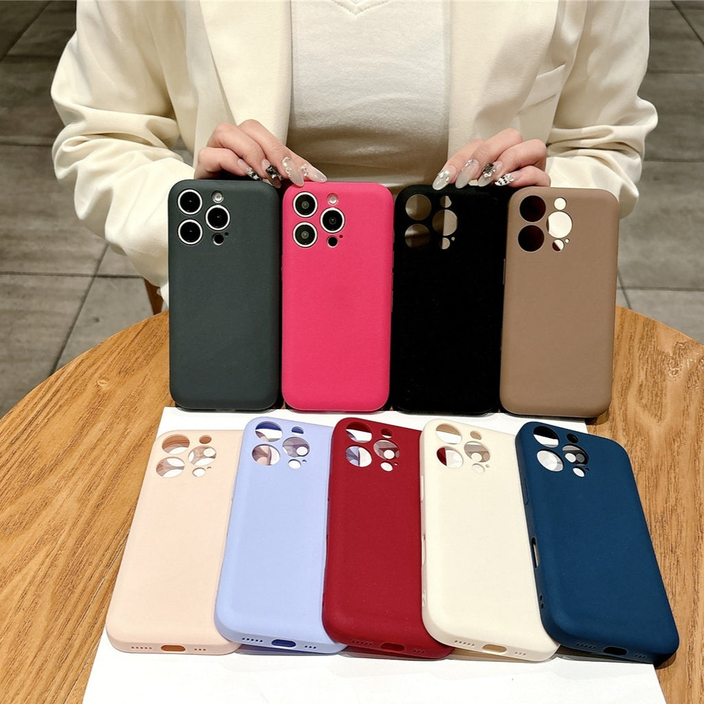 Frosted Skin Feeling All-inclusive Protective Soft Cover Phone Case