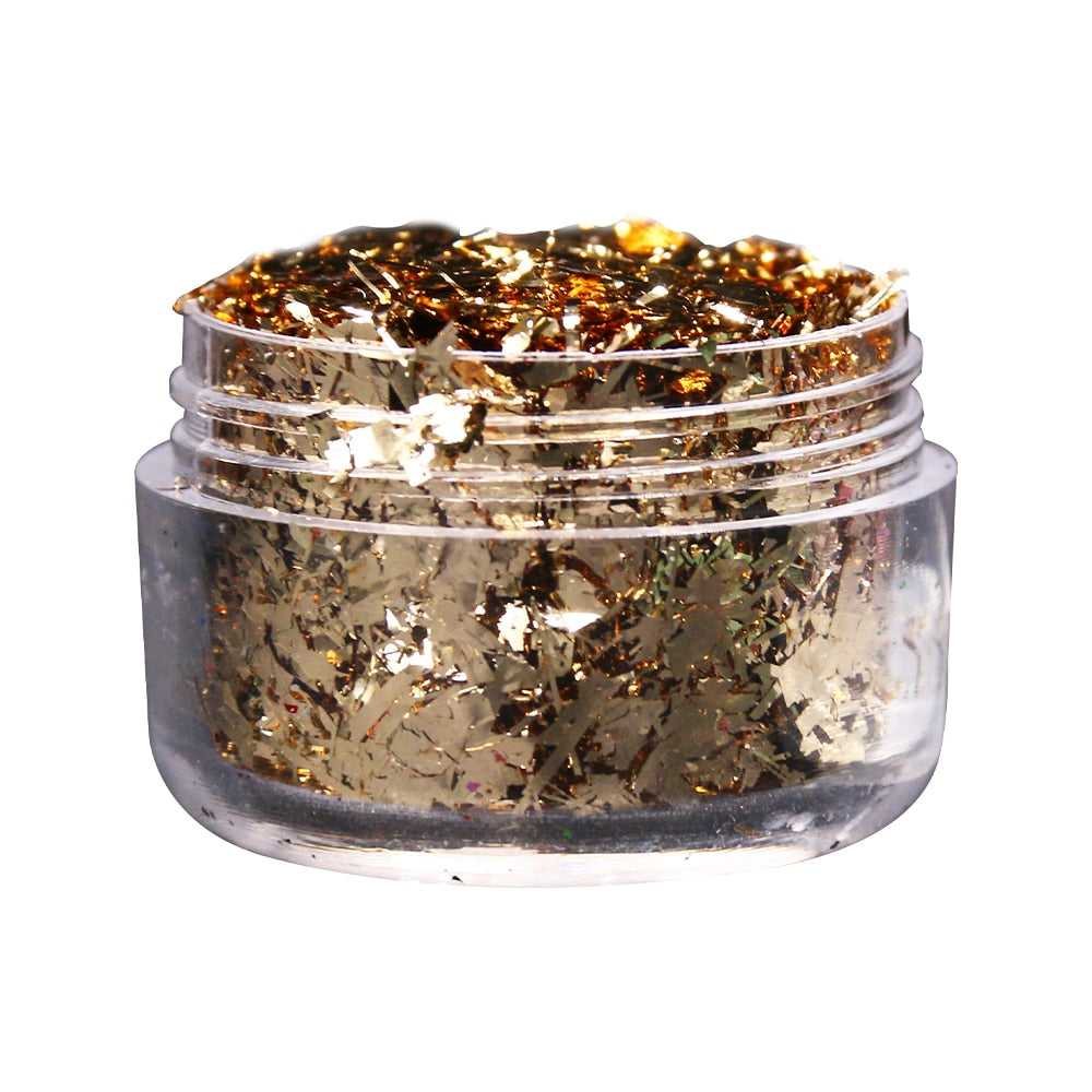 Gold Colored Foil Flakes