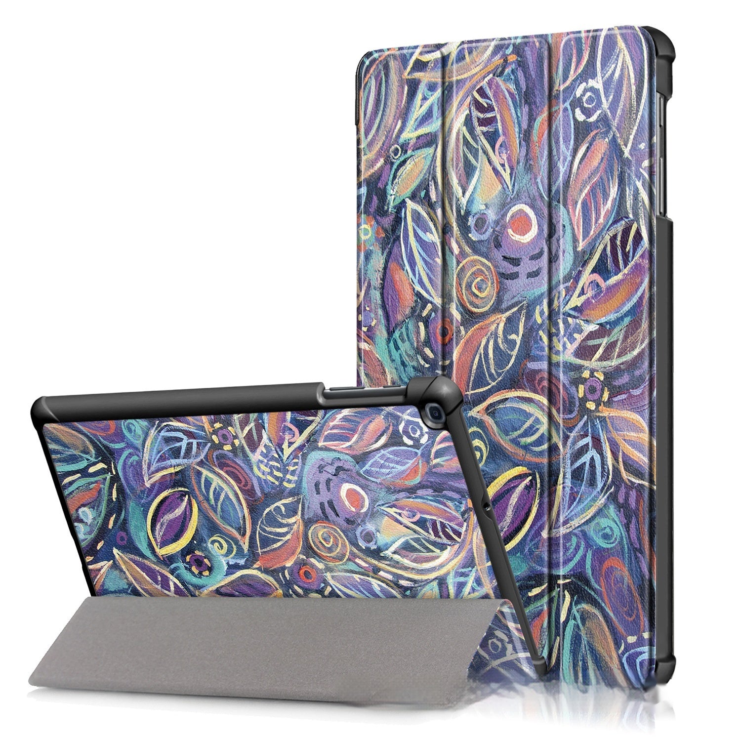 Leather Tablet Protective Cover Flip Cover Tri-fold