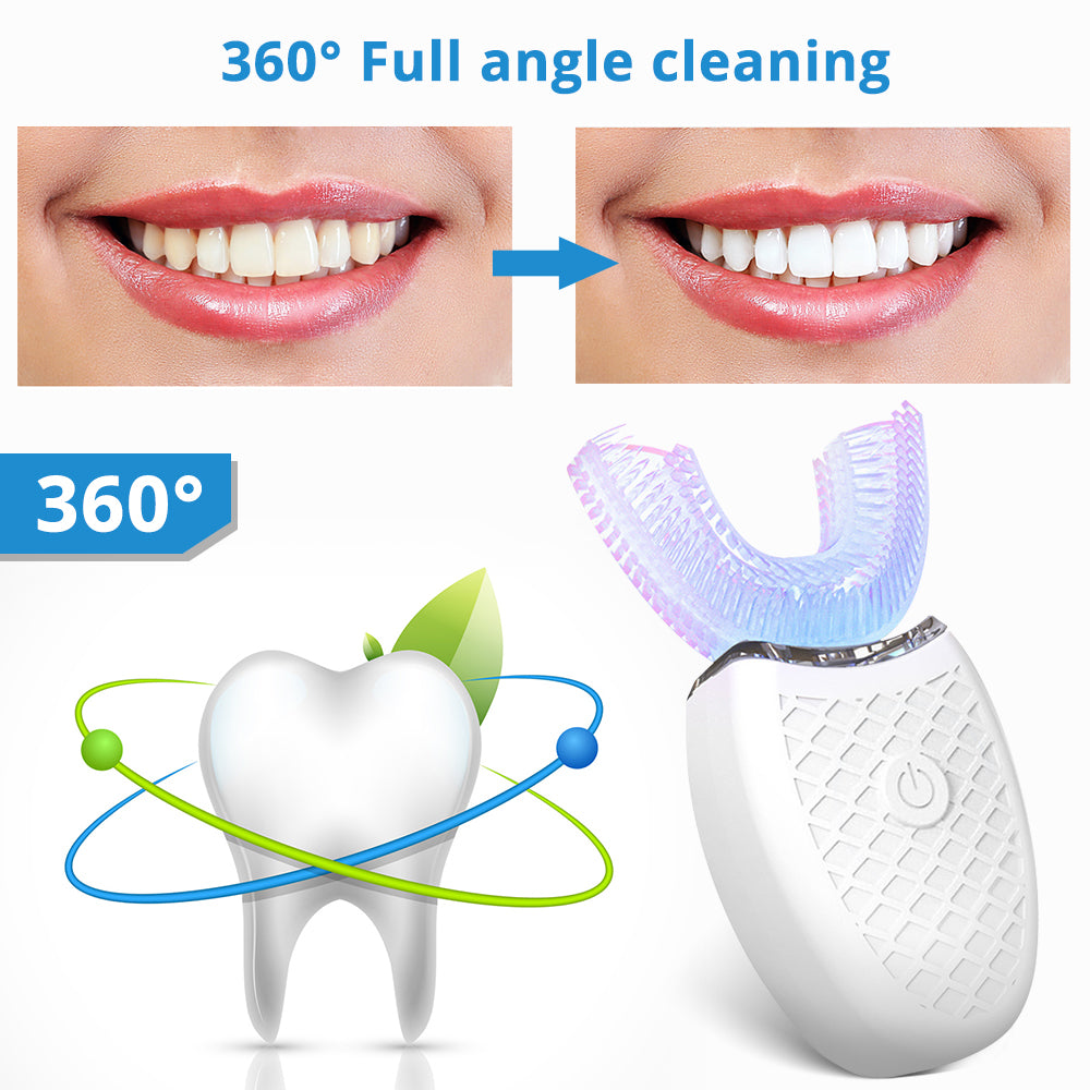 Electric Toothbrush U-shaped Toothbrush Is Suitable For Children And Adults Ipx8 Waterproof