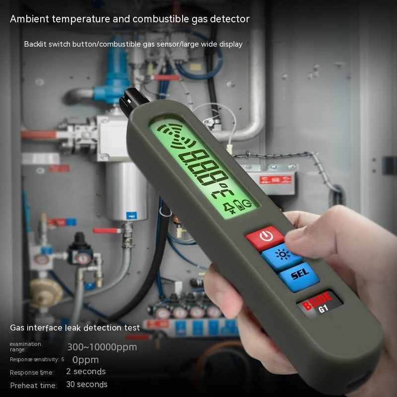 Rechargeable Combustible Gas Detector