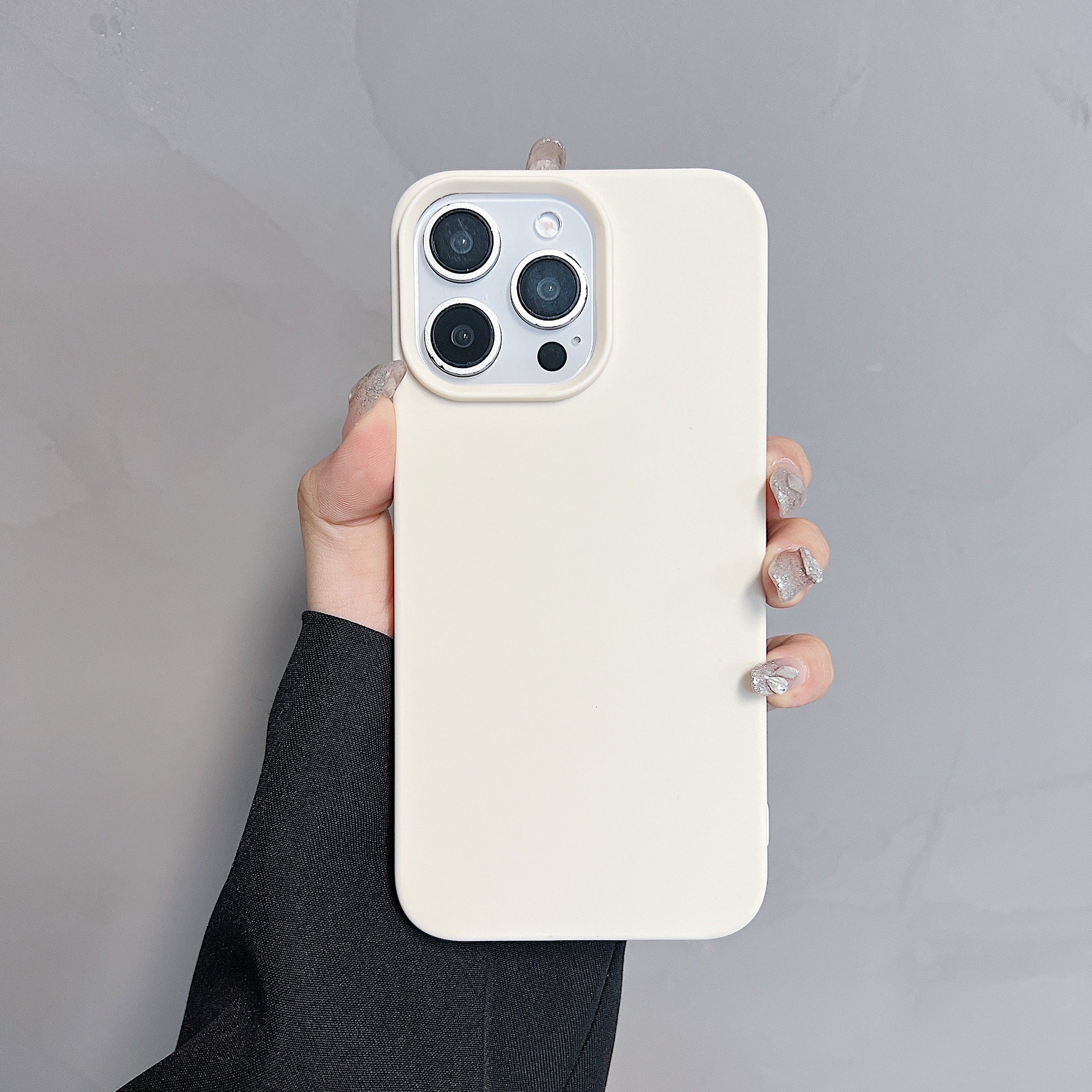 Solid Color Half Pack Skin Feeling Matte Cover Protective Case