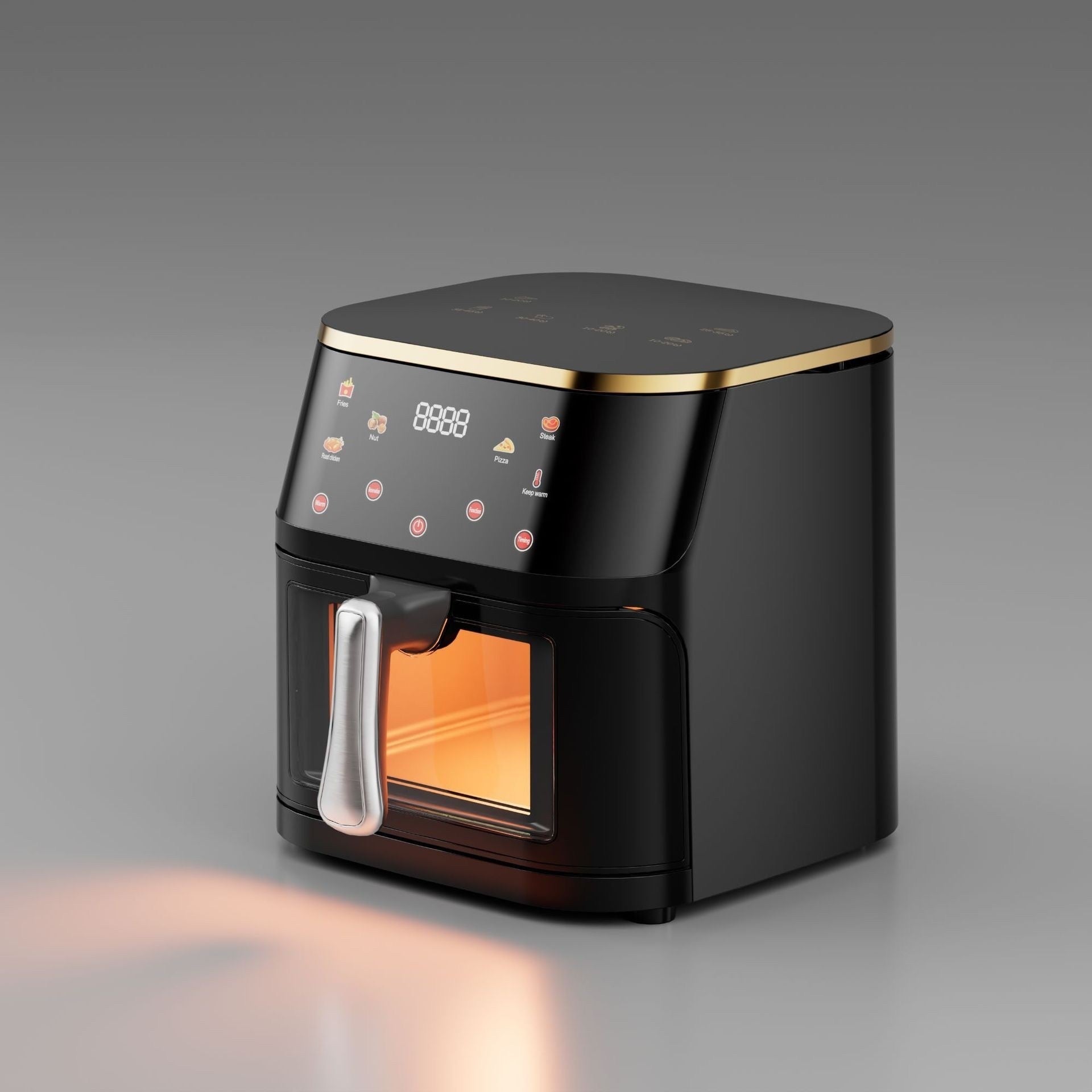 10L Super Large Visual Intelligent Air Frying Oven Automatic Deep Frying Pan