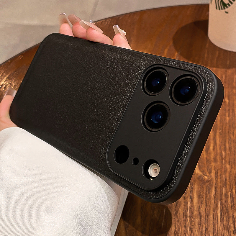 Autumn And Winter Litchi Leather Pattern All-inclusive Drop-resistant Protective Cover