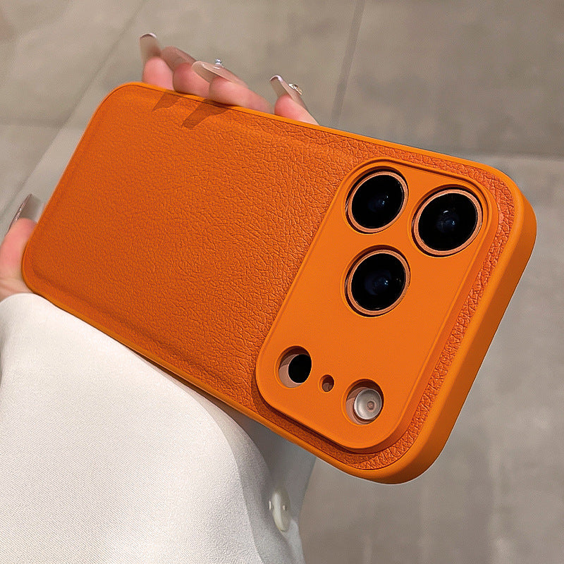 Autumn And Winter Litchi Leather Pattern All-inclusive Drop-resistant Protective Cover