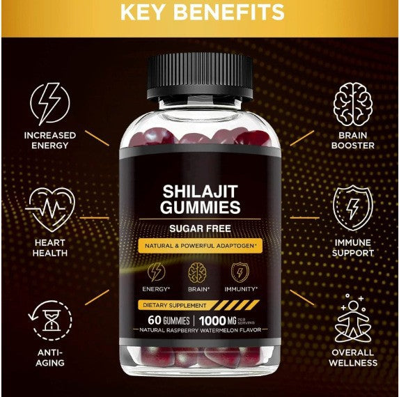 Gummies Mineral Shilajit Organic Shilajit Gummies